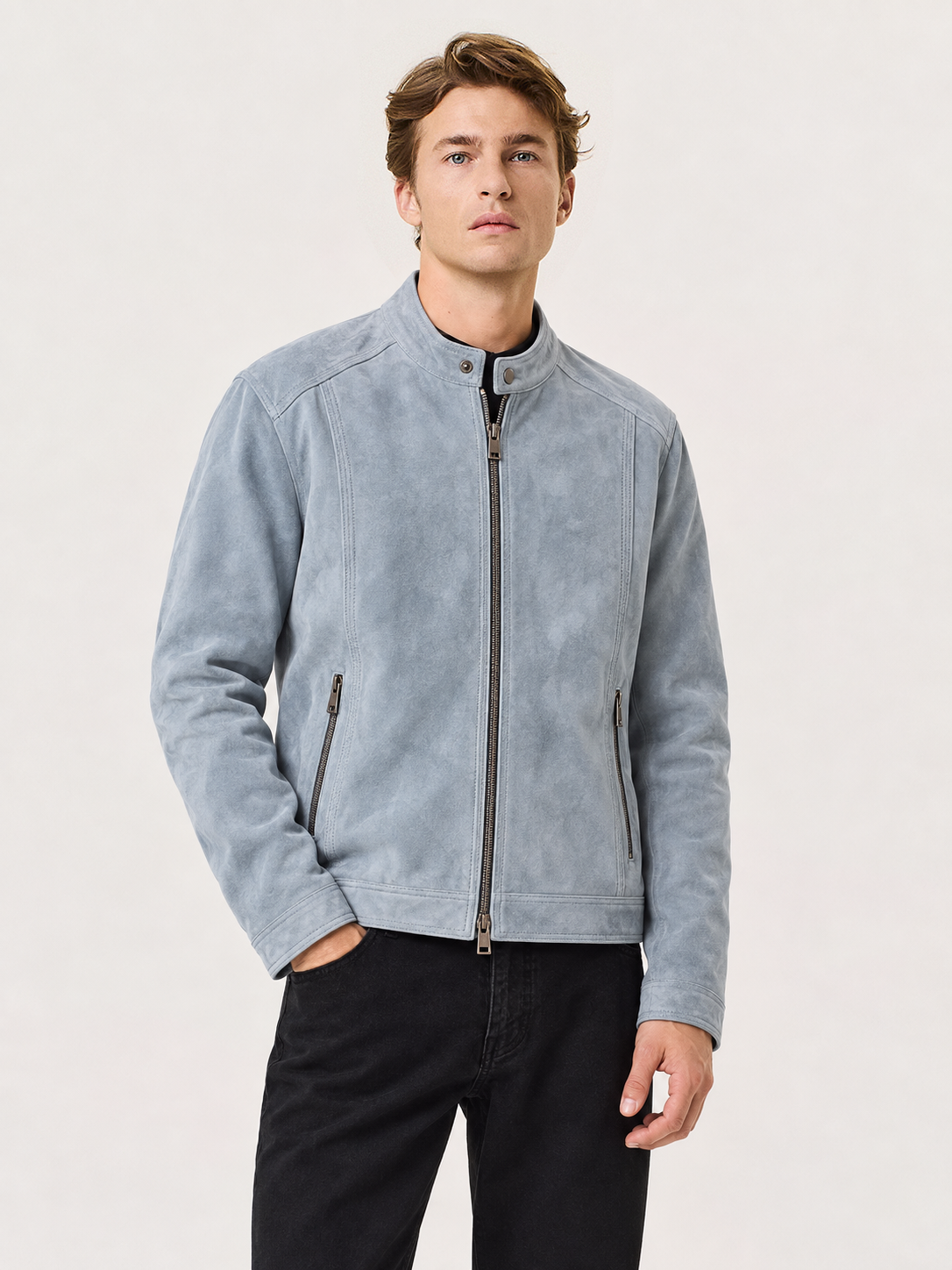 Biker suede