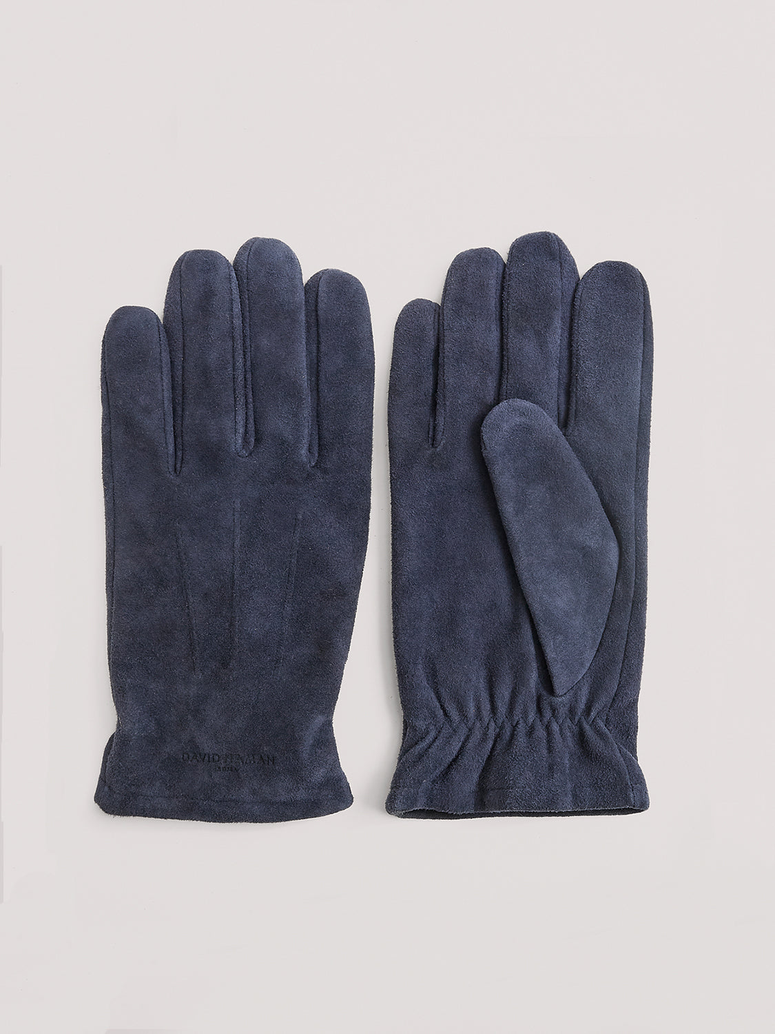 Suede leather gloves