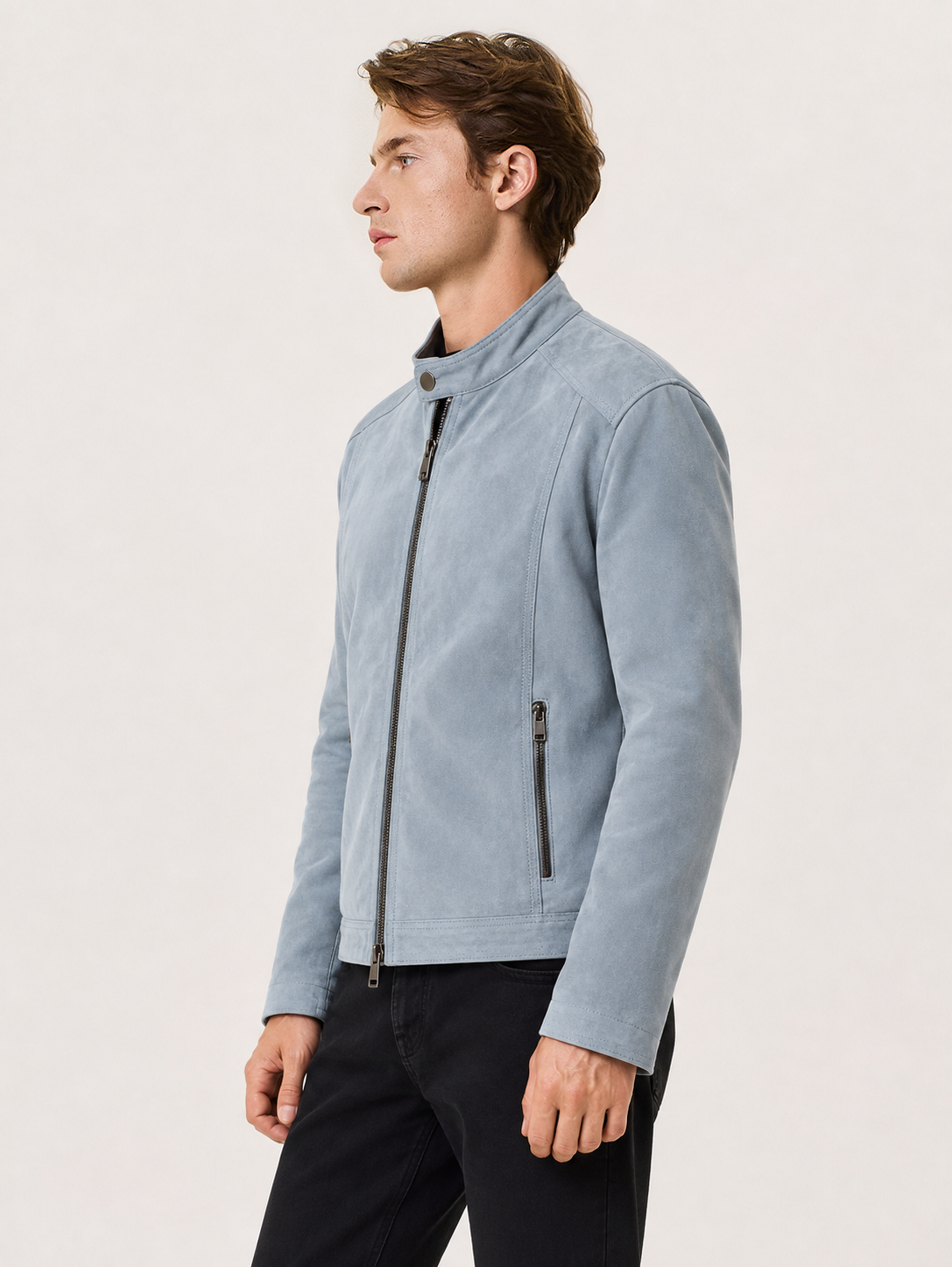 Biker suede