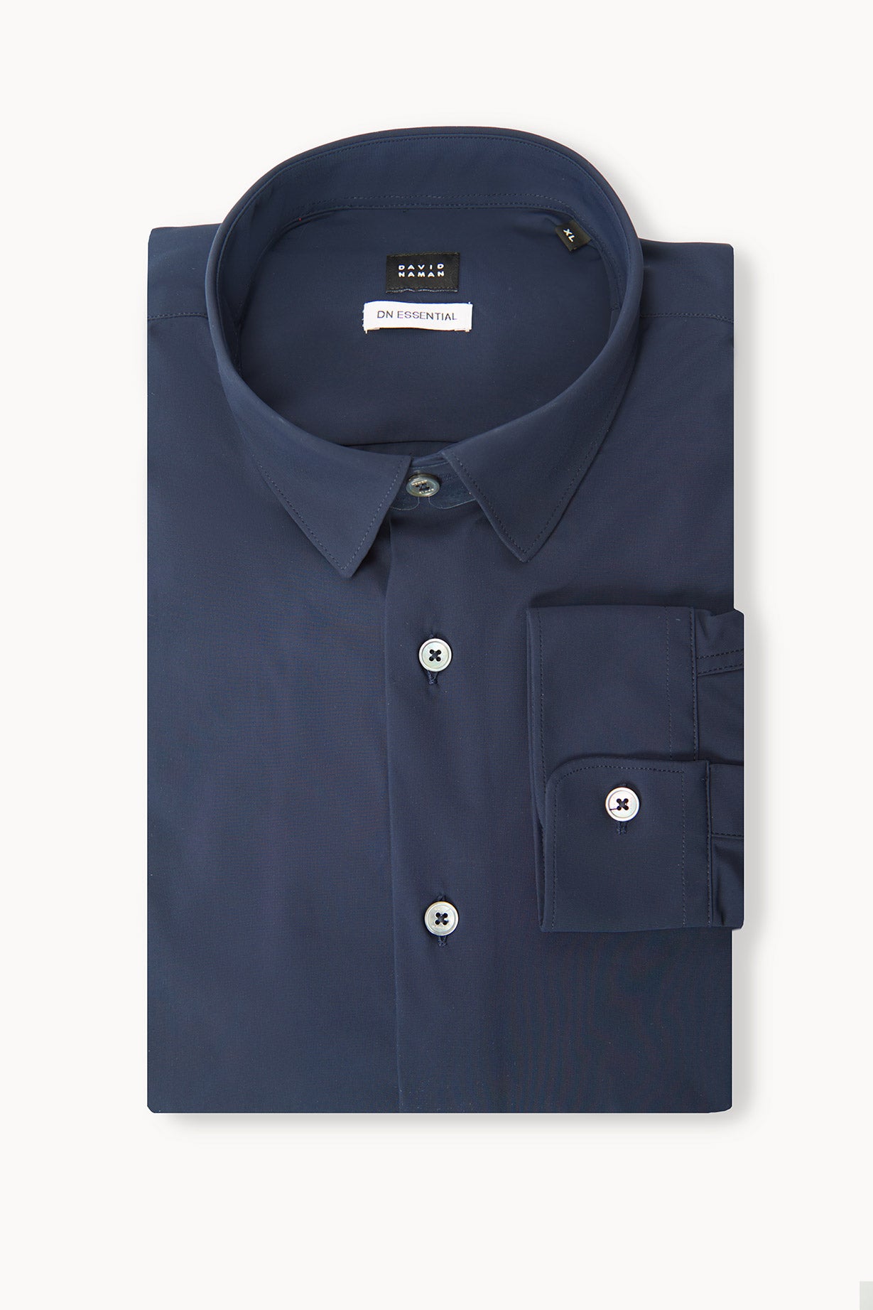 SHIRT IN TECHNICAL FABRIC - BLUE